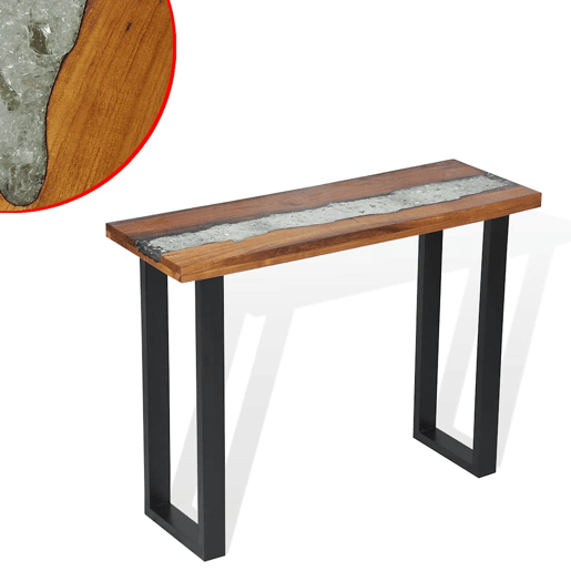 Mesa Consola - Mesa De Entrada em teca 100x35x75 cm
