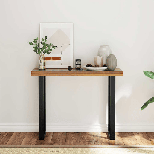 Mesa Consola - Mesa De Entrada em teca 100x35x75 cm