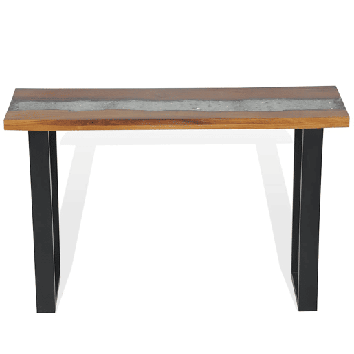 Mesa Consola - Mesa De Entrada em teca 100x35x75 cm