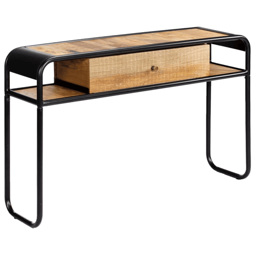 Mesa Consola - Mesa De Entrada 118x30x75 cm madeira de mangueira maciça