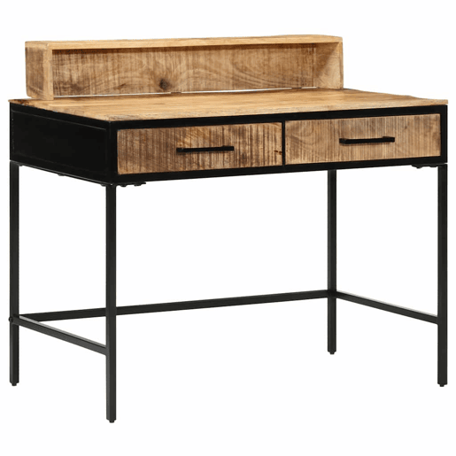 Mesa Consola - Mesa De Entrada Castanho 100 x 55 x 75 cm Madeira de mangueira maciça