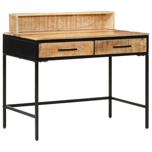 Mesa Consola - Mesa De Entrada Castanho 100 x 55 x 75 cm Madeira de mangueira maciça