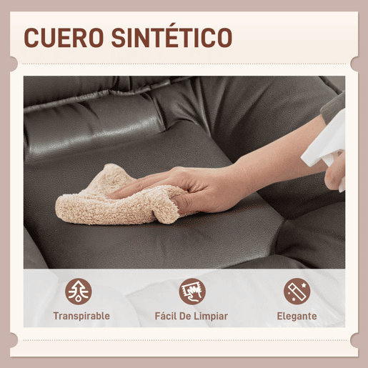 HOMCOM Cadeira de Escritório com Pernas Cruzadas, Cadeira de Penteadeira sem Braços com Assento Largo, Rodas, Altura Ajustável, Duplo Acolchoamento, Giratória, Função de Inclinação, Estofada em PU, Cinzento Escuro