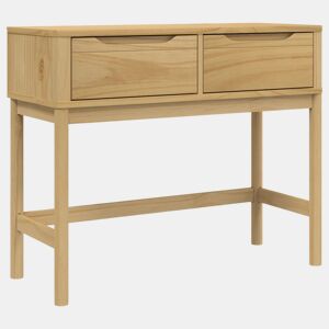 Mesa Consola - Mesa De Entrada FLORO 89,5x36,5x73 cm pinho maciço castanho mel