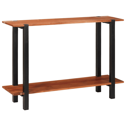 Mesa Consola - Mesa De Entrada Castanho 110 x 30 x 75 cm Madeira de acácia maciça