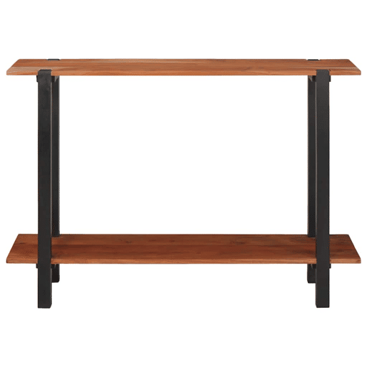Mesa Consola - Mesa De Entrada Castanho 110 x 30 x 75 cm Madeira de acácia maciça