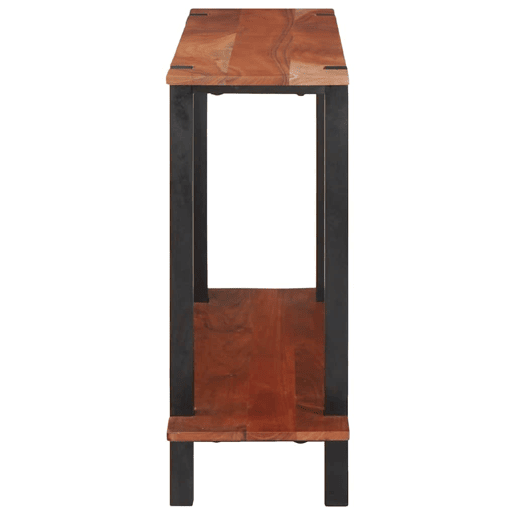 Mesa Consola - Mesa De Entrada Castanho 110 x 30 x 75 cm Madeira de acácia maciça