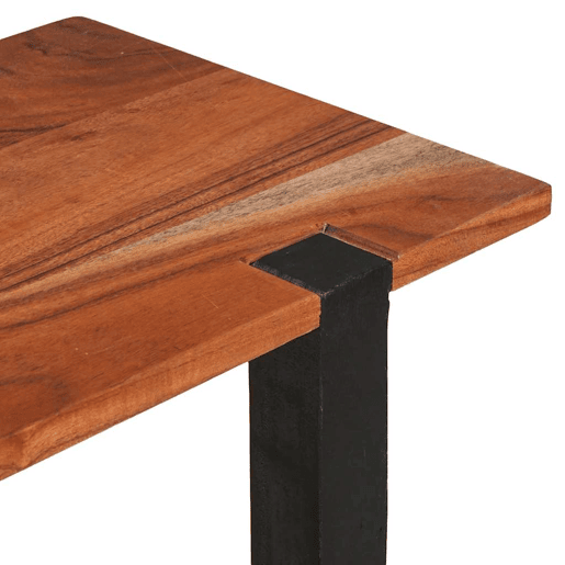 Mesa Consola - Mesa De Entrada Castanho 110 x 30 x 75 cm Madeira de acácia maciça
