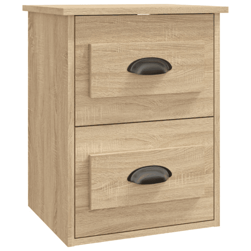 Mesa De Cabeceira De Parede Mesinha De Cabeceira - 41,5x36x53 cm carvalho sonoma