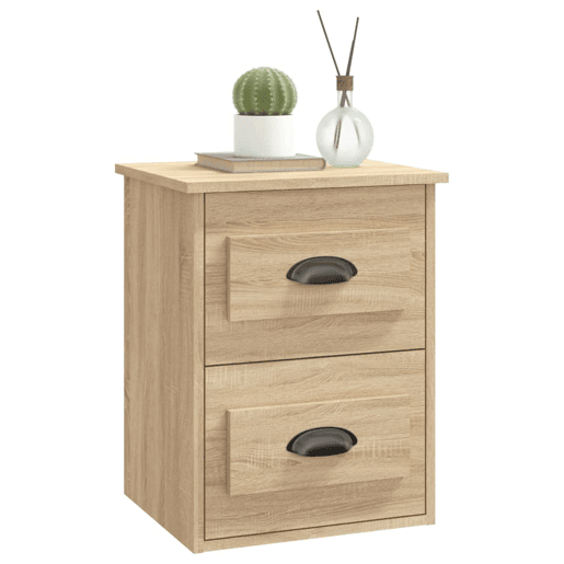 Mesa De Cabeceira De Parede Mesinha De Cabeceira - 41,5x36x53 cm carvalho sonoma