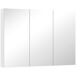 Armario Espejo Baño MDF, Vidrio HOMCOM, hogar - baño Armario Espejo Baño MDF, Vidrio HOMCOM, hogar - baño Blanco