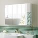 Armario Espejo Baño MDF, Vidrio HOMCOM, hogar - baño Armario Espejo Baño MDF, Vidrio HOMCOM, hogar - baño Blanco