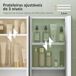 Armario Espejo Baño MDF, Vidrio HOMCOM, hogar - baño Armario Espejo Baño MDF, Vidrio HOMCOM, hogar - baño Blanco
