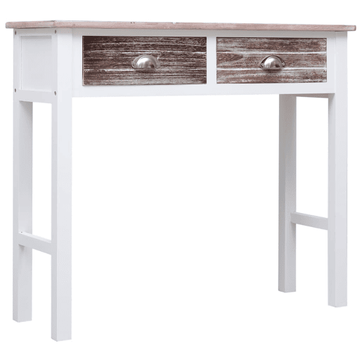 Mesa Consola - Mesa De Entrada 90x30x77 cm madeira castanho