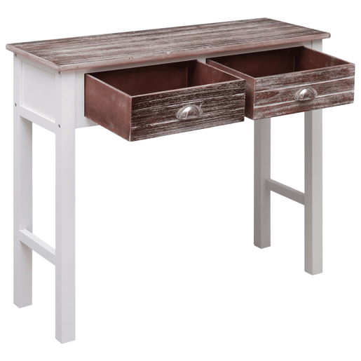 Mesa Consola - Mesa De Entrada 90x30x77 cm madeira castanho