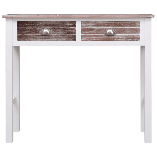 Mesa Consola - Mesa De Entrada 90x30x77 cm madeira castanho