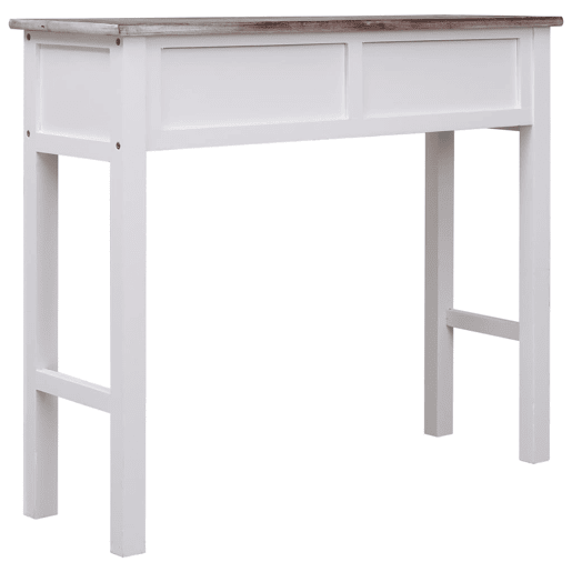 Mesa Consola - Mesa De Entrada 90x30x77 cm madeira castanho