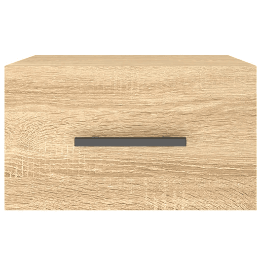 Mesa De Cabeceira De Parede Mesinha De Cabeceira - 35x35x20 cm cor sonoma
