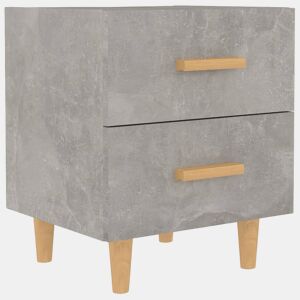 Mesa De Cabeceira - Mesinha De Cabeceira 40x35x47,5 cm cinzento cimento