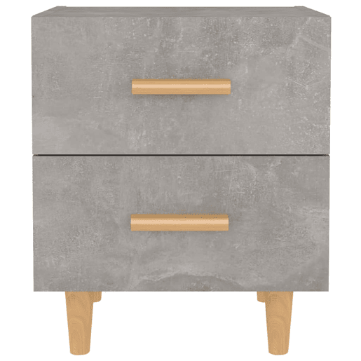 Mesa De Cabeceira - Mesinha De Cabeceira 40x35x47,5 cm cinzento cimento