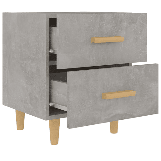 Mesa De Cabeceira - Mesinha De Cabeceira 40x35x47,5 cm cinzento cimento