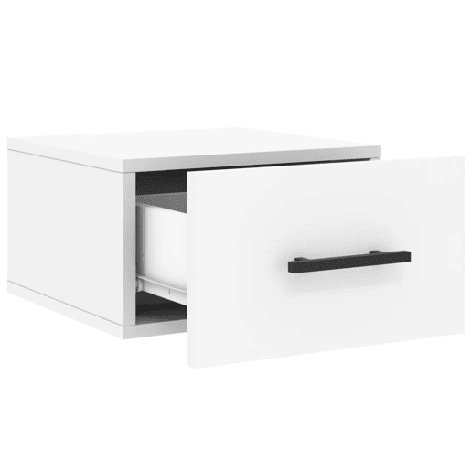 Mesa De Cabeceira De Parede Mesinha De Cabeceira - 35x35x20 cm branco