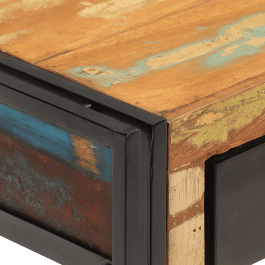 Mesa Consola - Mesa De Entrada 110x30x76 cm madeira recuperada maciça
