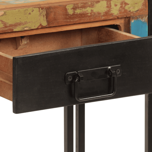Mesa Consola - Mesa De Entrada 110x30x76 cm madeira recuperada maciça
