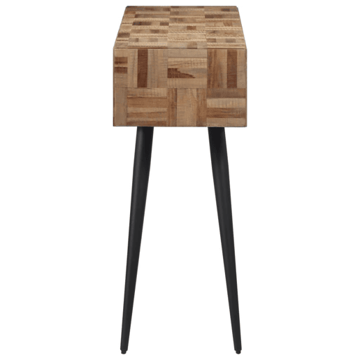 Mesa Consola - Mesa De Entrada 110x34x80 cm madeira de teca recuperada maciça