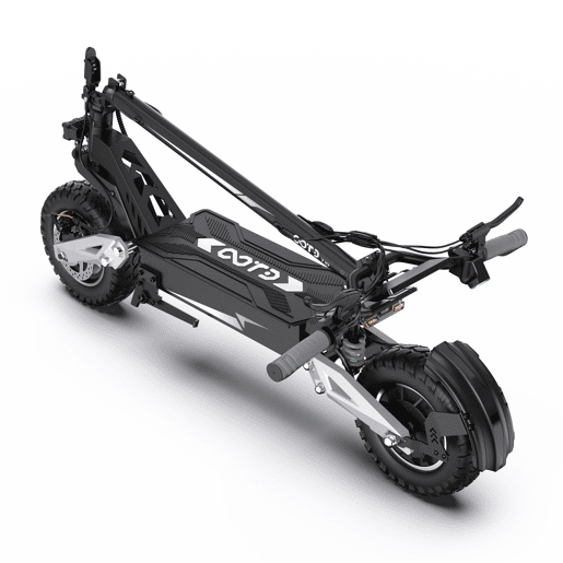 Trotinete Eléctrica OOTD T10 - Motor 500W Bateria 48V13.5AH Pneus11 Travão Disco - Preta Cinza