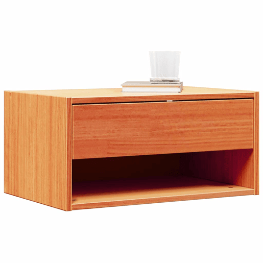 Mesa De Cabeceira - Mesinha De Cabeceira com gaveta Castanho-mel 50 x 32,5 x 24 cm