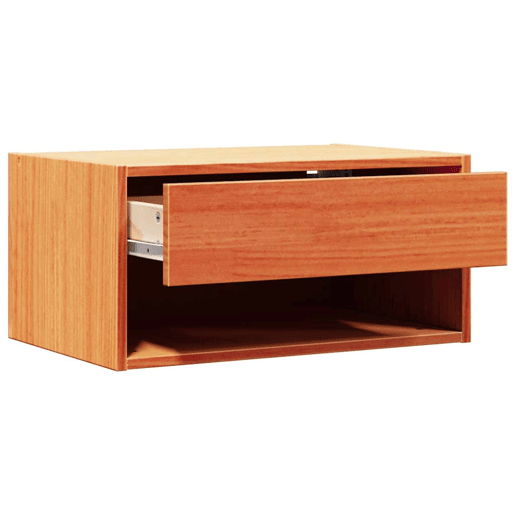 Mesa De Cabeceira - Mesinha De Cabeceira com gaveta Castanho-mel 50 x 32,5 x 24 cm