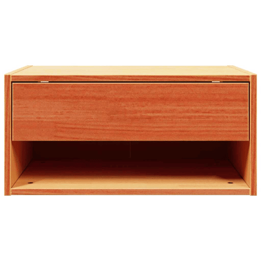 Mesa De Cabeceira - Mesinha De Cabeceira com gaveta Castanho-mel 50 x 32,5 x 24 cm