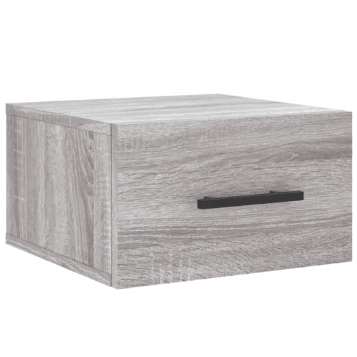 Mesa De Cabeceira De Parede Mesinha De Cabeceira - cinzento sonoma 35x35x20cm