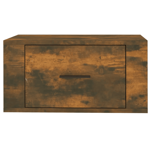 Mesa De Cabeceira De Parede Mesinha De Cabeceira - 50x36x25 cm carvalho fumado