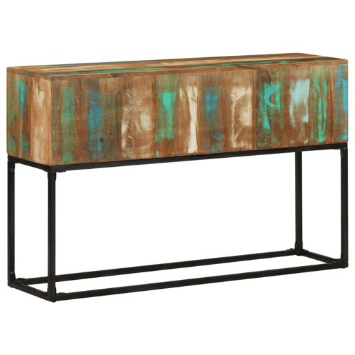 Mesa Consola - Mesa De Entrada 120x30x75 cm madeira recuperada maciça