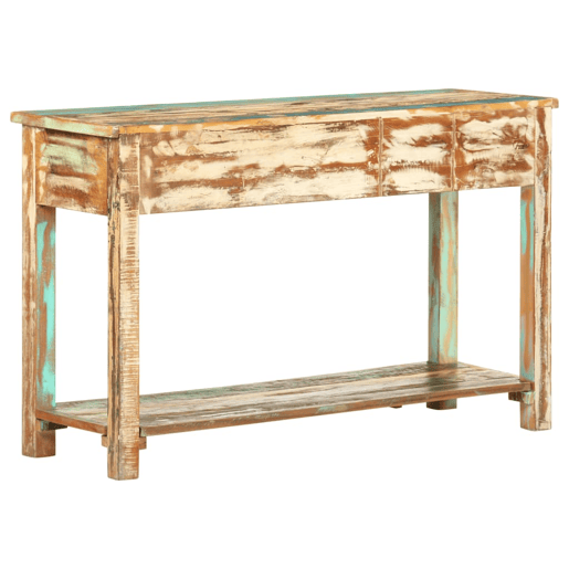 Mesa Consola - Mesa De Entrada 120x40x75 cm madeira recuperada maciça