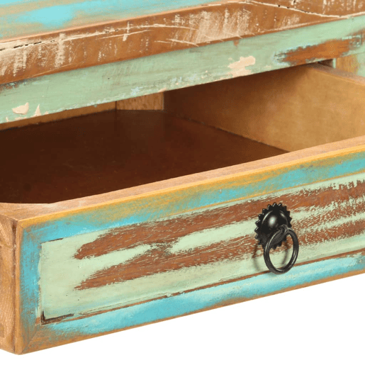 Mesa Consola - Mesa De Entrada 120x40x75 cm madeira recuperada maciça