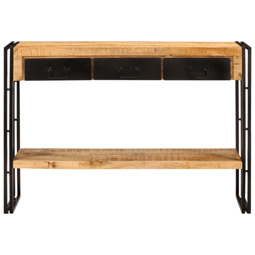 Mesa Consola - Mesa De Entrada 110x30x76 cm madeira de mangueira maciça