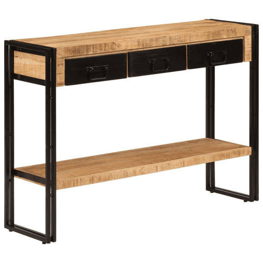 Mesa Consola - Mesa De Entrada 110x30x76 cm madeira de mangueira maciça