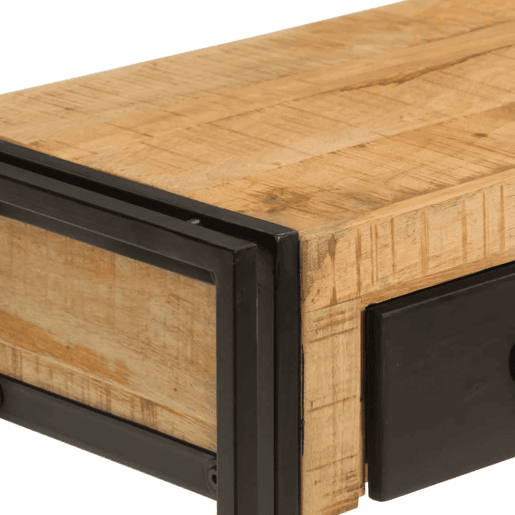 Mesa Consola - Mesa De Entrada 110x30x76 cm madeira de mangueira maciça
