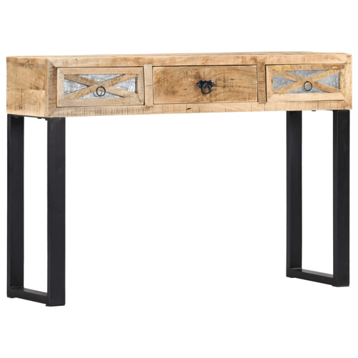 Mesa Consola - Mesa De Entrada 110x30x76 cm madeira de mangueira maciça
