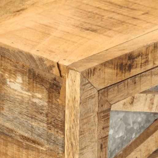 Mesa Consola - Mesa De Entrada 110x30x76 cm madeira de mangueira maciça