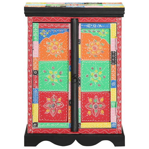 Mesa Consola - Mesa De Entrada Multicolor 50 x 30 x 75 cm Madeira de mangueira maciça