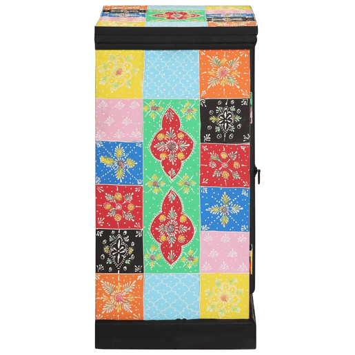 Mesa Consola - Mesa De Entrada Multicolor 50 x 30 x 75 cm Madeira de mangueira maciça