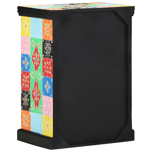 Mesa Consola - Mesa De Entrada Multicolor 50 x 30 x 75 cm Madeira de mangueira maciça