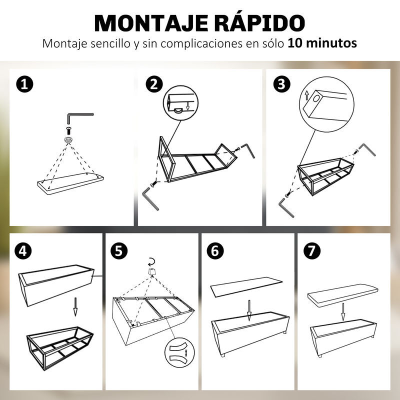 HOMCOM Puff De Almacenaje Plegable - Banco Tapizado En Pana Beige, 112x42x40 Cm, Capacidad 84 L, Para Sala, Dormitorio O Pie De Cama