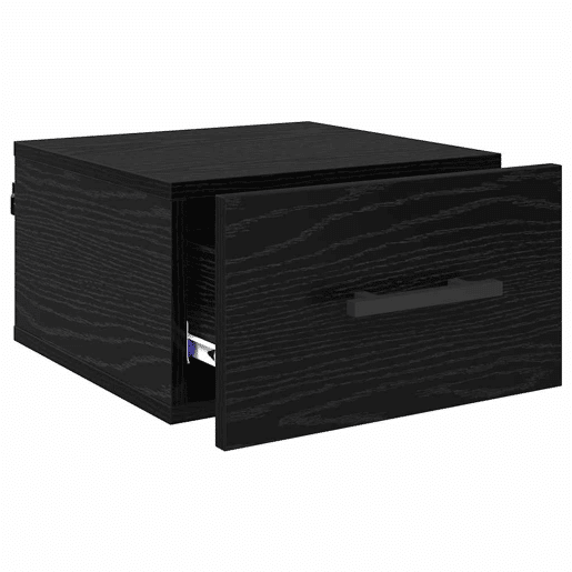 Mesa De Cabeceira - Mesinha De Cabeceira Carvalho preto 35 x 35 x 20 cm