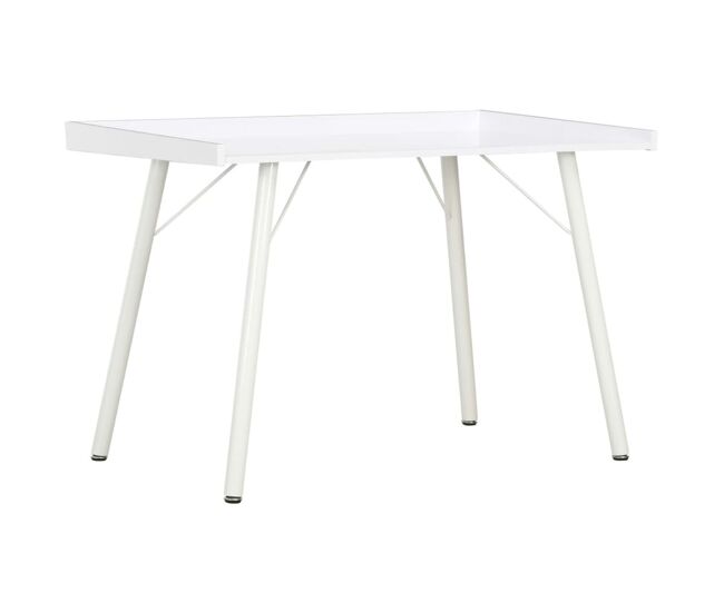 Escritorio liulu patas acero blanco 79x90x50 cm