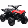 AIYAPLAY Quadriciclo Elétrico para Crianças 6 V Quadriciclo para Crianças de 3-8 Anos com Velocidade até 3u202Fkmh Faróis e Música 70x42x45 cm Vermelho
